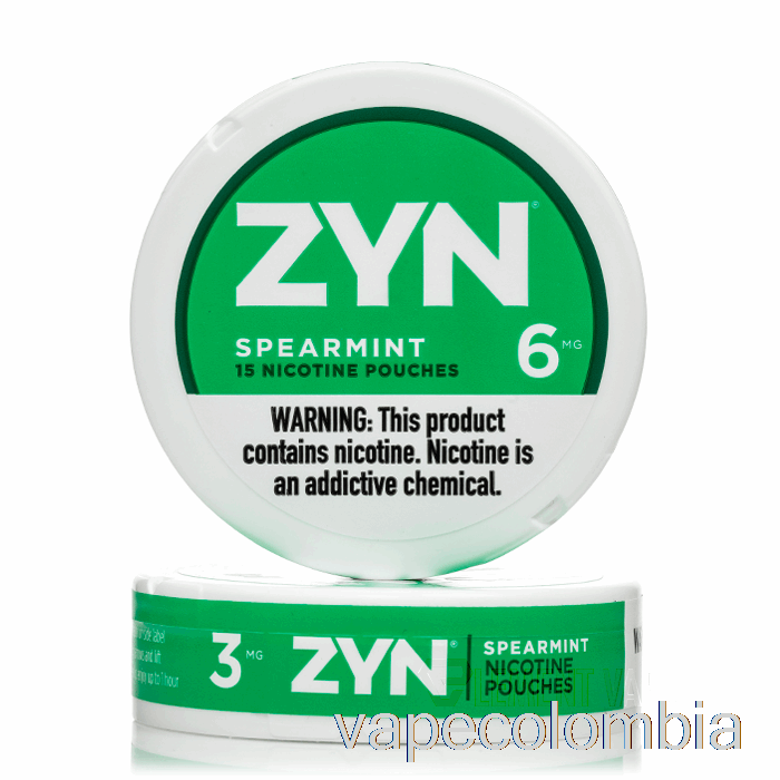 Vape Kit Completo Bolsas De Nicotina Zyn - Menta Verde 6 Mg (paquete De 5)